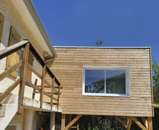 Extension maison bois