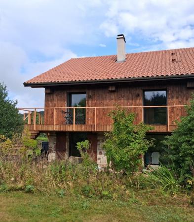 Isolation extérieure avec bardage bois 