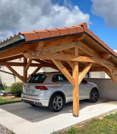 Carport bois 