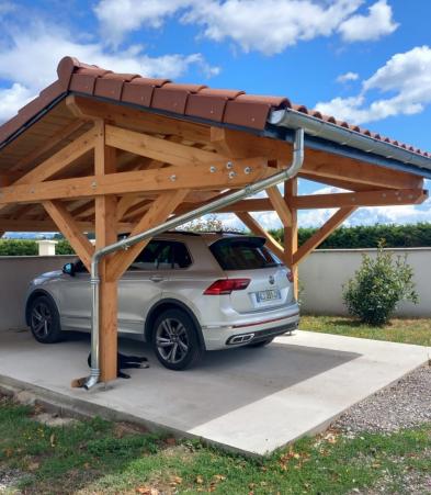 Carport bois 