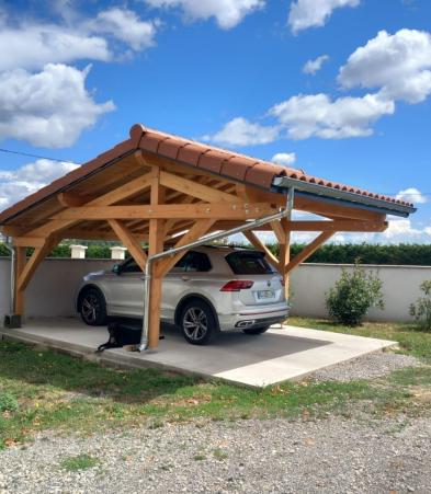 Carport bois 